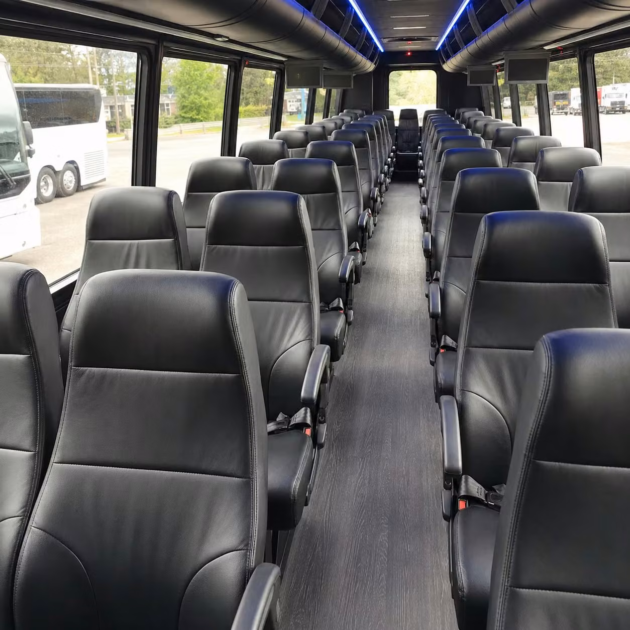 25 passenger minibus interior