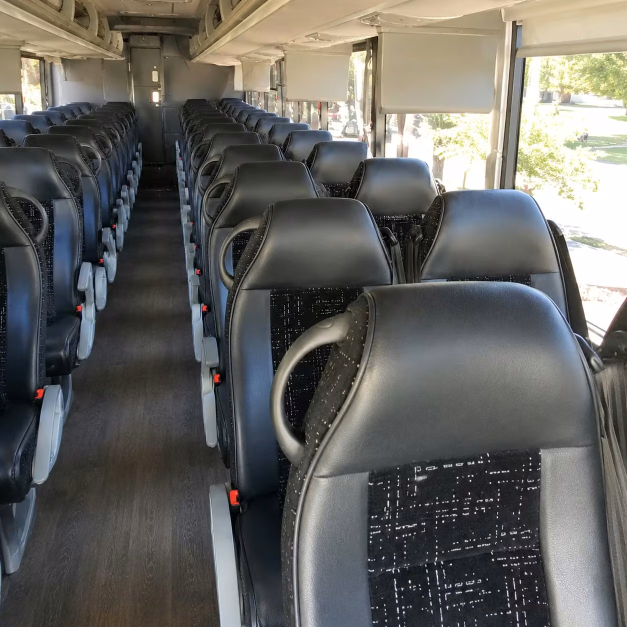 beaumont charter bus interior
