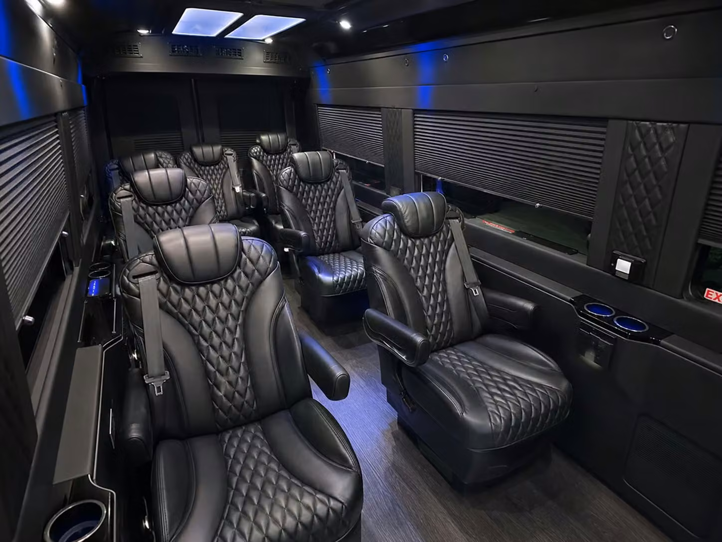 sprinter van with driver inside